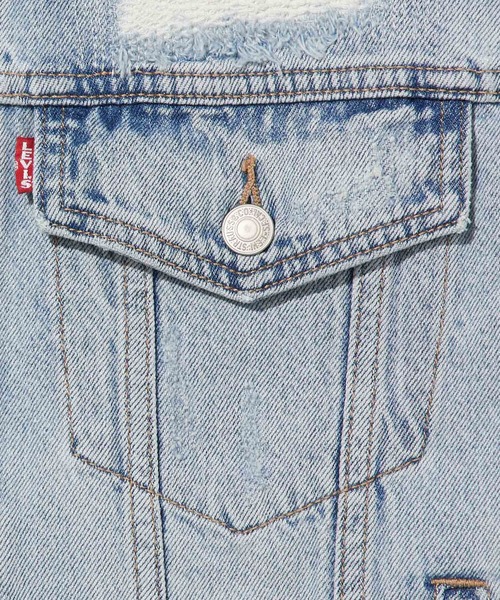 リーバイ　ストラウス　LEVI STRAUSS ダメージ加工　デニムジャケット Levi's リーバイス 28943-0022 MADE&CRAFTED メイドアンドクラフ