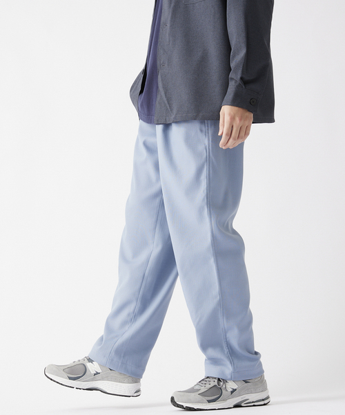 JOURNAL STANDARD relume(ジャーナルスタンダード レリューム)の「【BIG ALLIED / ビック アライド】キャンバス1タック ワークパンツ(その他パンツ・メンズ・ベージュ/グリーン/ブルー系その他/サックスブルー・MEDIUM/LARGE)」の3枚目の写真