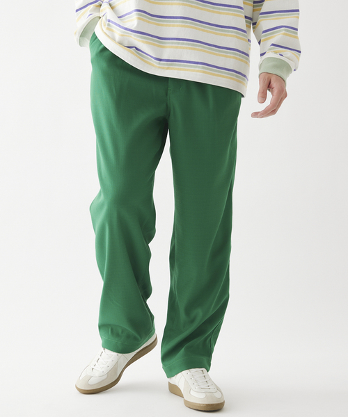 JOURNAL STANDARD relume(ジャーナルスタンダード レリューム)の「【BIG ALLIED / ビック アライド】キャンバス1タック ワークパンツ(その他パンツ・メンズ・ベージュ/グリーン/ブルー系その他/サックスブルー・MEDIUM/LARGE)」の1枚目の写真
