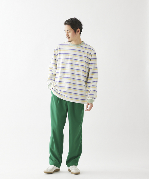 JOURNAL STANDARD relume(ジャーナルスタンダード レリューム)の「【BIG ALLIED / ビック アライド】キャンバス1タック ワークパンツ(その他パンツ・メンズ・ベージュ/グリーン/ブルー系その他/サックスブルー・MEDIUM/LARGE)」の11枚目の写真