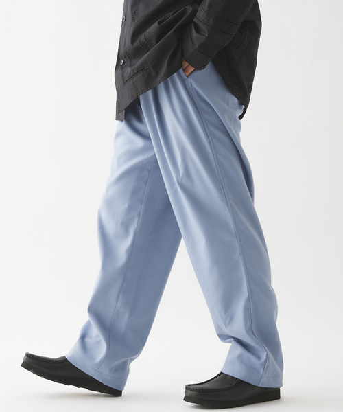 JOURNAL STANDARD relume(ジャーナルスタンダード レリューム)の「【BIG ALLIED / ビック アライド】キャンバス1タック ワークパンツ(その他パンツ・メンズ・ベージュ/グリーン/ブルー系その他/サックスブルー・MEDIUM/LARGE)」の13枚目の写真