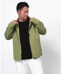 Alil | 【Alil】ピケ&デニム W ZIP ブルゾン 大人カジュアル(ブルゾン)