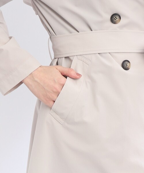 Reflect（リフレクト）の「【撥水】ライティトレンチコート（トレンチコート・レディース・ネイビー/ライトベージュ・11/09/13/07/05/15 ）」の8枚目の写真