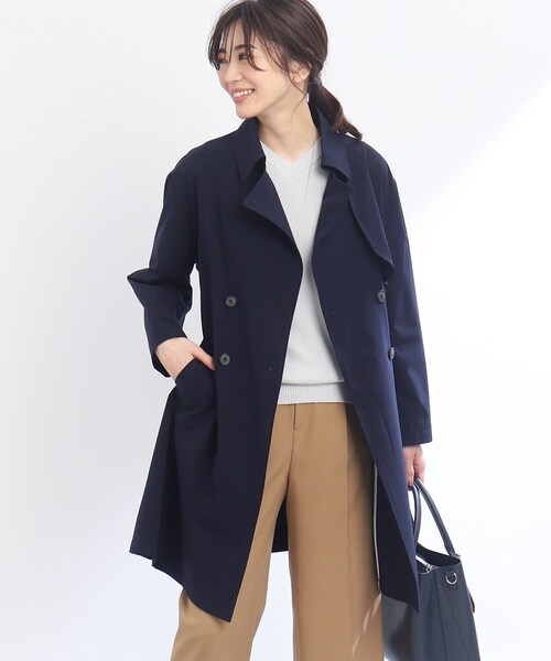 Reflect（リフレクト）の「【撥水】ライティトレンチコート（トレンチコート・レディース・ネイビー/ライトベージュ・11/09/13/07/05/15 ）」の14枚目の写真