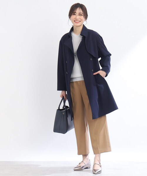 Reflect（リフレクト）の「【撥水】ライティトレンチコート（トレンチコート・レディース・ネイビー/ライトベージュ・11/09/13/07/05/15 ）」の22枚目の写真