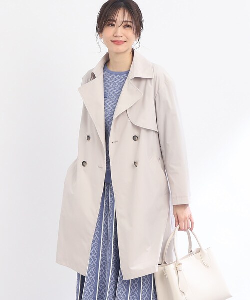 Reflect（リフレクト）の「【撥水】ライティトレンチコート（トレンチコート・レディース・ネイビー/ライトベージュ・11/09/13/07/05/15 ）」の20枚目の写真
