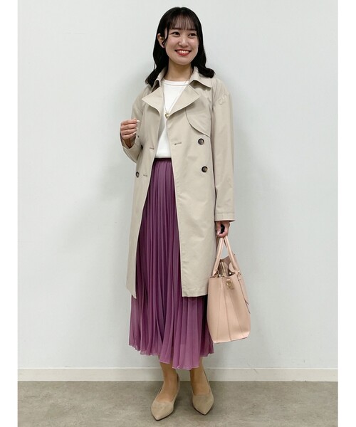 Reflect（リフレクト）の「【撥水】ライティトレンチコート（トレンチコート・レディース・ネイビー/ライトベージュ・11/09/13/07/05/15 ）」の12枚目の写真