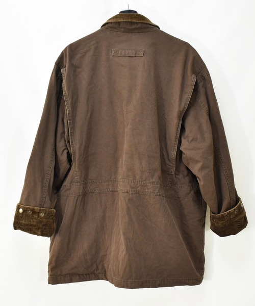 VINTAGE（ヴィンテージ）の「【ヴィンテージ古着】ROUNDTREE & YORKE チョアコート カバーオール コットンジャケット（カバーオール・メンズ・ブラウン・LARGE）」の2枚目の写真