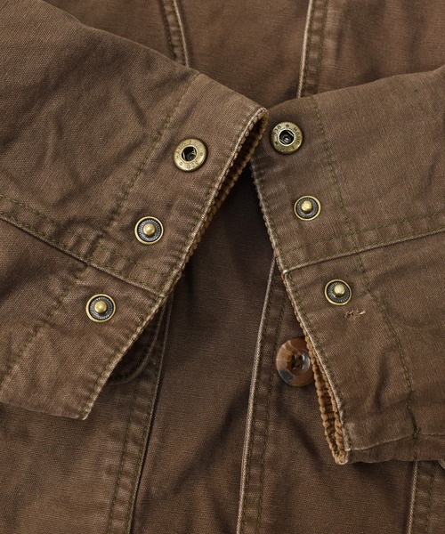 VINTAGE（ヴィンテージ）の「【ヴィンテージ古着】ROUNDTREE & YORKE チョアコート カバーオール コットンジャケット（カバーオール・メンズ・ブラウン・LARGE）」の8枚目の写真