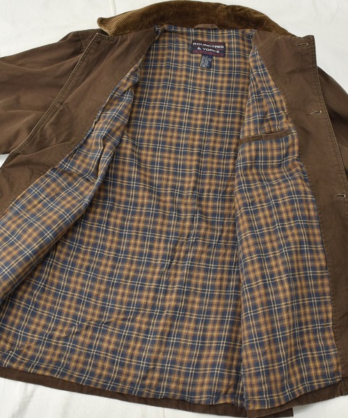 VINTAGE（ヴィンテージ）の「【ヴィンテージ古着】ROUNDTREE & YORKE チョアコート カバーオール コットンジャケット（カバーオール・メンズ・ブラウン・LARGE）」の12枚目の写真