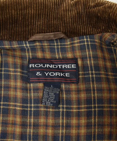VINTAGE（ヴィンテージ）の「【ヴィンテージ古着】ROUNDTREE & YORKE チョアコート カバーオール コットンジャケット（カバーオール・メンズ・ブラウン・LARGE）」の16枚目の写真