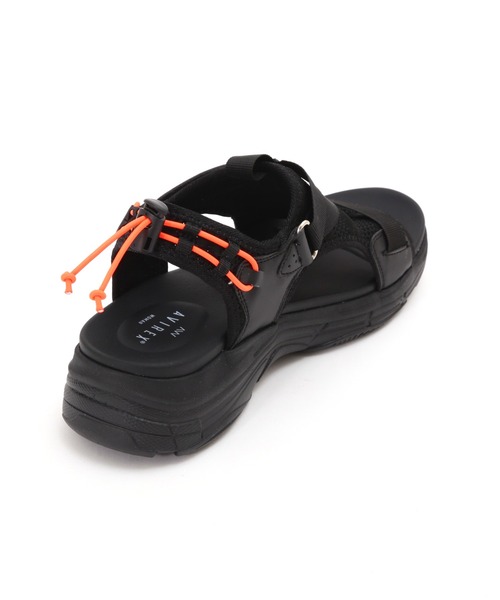 AVIREX（アヴィレックス）の「《直営店限定》MESH TAPE SANDAL/ メッシュテープサンダル（サンダル・レディース・グレー/ブラック・24.5㎝/23.5㎝）」の17枚目の写真