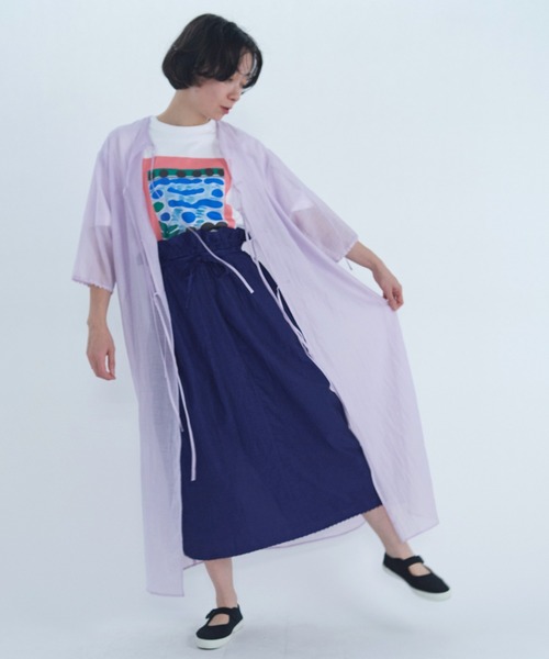 yuni プリントTシャツ yuni（ユニ ）の「コットン プリント Tシャツ（Tシャツ