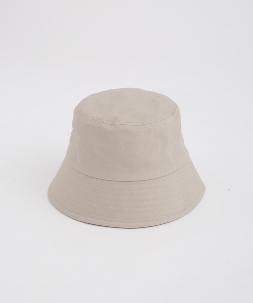 NANO universe（ナノユニバース）の「LB.04/ベル型ツイルバケットハット（ハット・レディース・クリーム/ブラック/ベージュ・FREE）」の6枚目の写真