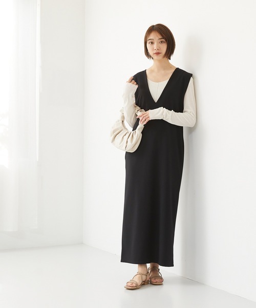 menue（メヌエ）の「スクエアトゥ華奢ストラップサンダル（サンダル・レディース・ペールイエロー/アイボリー/ダークブラウン/ベージュ/ブルー/ブラック・LL/S/XS/M/3L/L）」の12枚目の写真