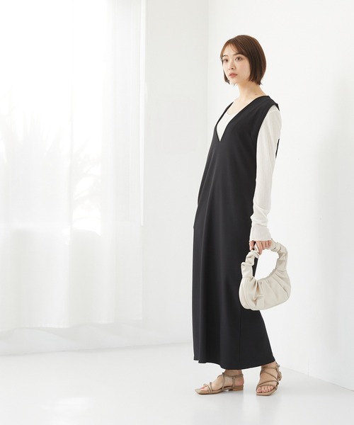 menue（メヌエ）の「スクエアトゥ華奢ストラップサンダル（サンダル・レディース・ペールイエロー/アイボリー/ダークブラウン/ベージュ/ブルー/ブラック・LL/S/XS/M/3L/L）」の14枚目の写真