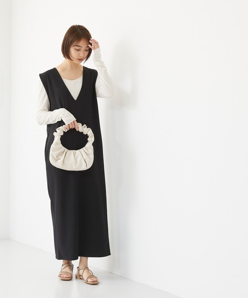 menue（メヌエ）の「スクエアトゥ華奢ストラップサンダル（サンダル・レディース・ペールイエロー/アイボリー/ダークブラウン/ベージュ/ブルー/ブラック・LL/S/XS/M/3L/L）」の15枚目の写真