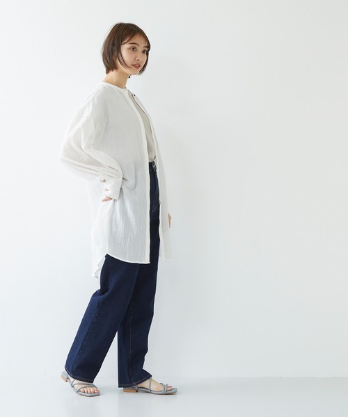 menue（メヌエ）の「スクエアトゥ華奢ストラップサンダル（サンダル・レディース・ペールイエロー/アイボリー/ダークブラウン/ベージュ/ブルー/ブラック・LL/S/XS/M/3L/L）」の20枚目の写真