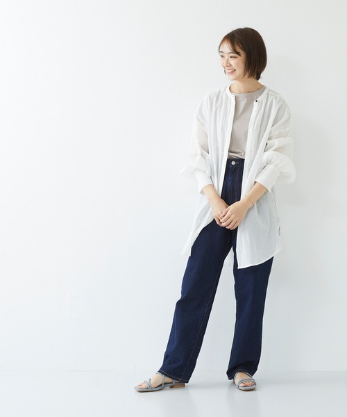 menue（メヌエ）の「スクエアトゥ華奢ストラップサンダル（サンダル・レディース・ペールイエロー/アイボリー/ダークブラウン/ベージュ/ブルー/ブラック・LL/S/XS/M/3L/L）」の21枚目の写真