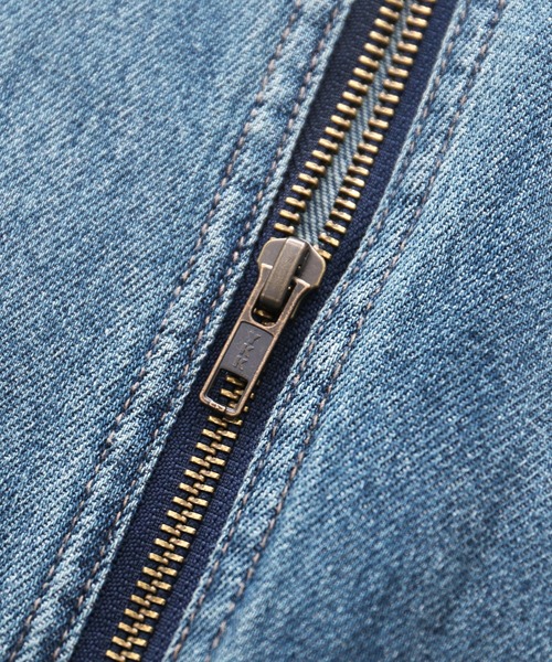 n'OrLABEL(ノアールレーベル)の「『コットンデニムジップアップパーカー』(デニムジャケット・レディース・インディゴブルー/ブルー・1/2)」の17枚目の写真