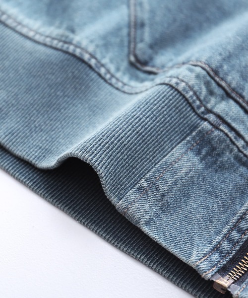 n'OrLABEL(ノアールレーベル)の「『コットンデニムジップアップパーカー』(デニムジャケット・レディース・インディゴブルー/ブルー・1/2)」の20枚目の写真