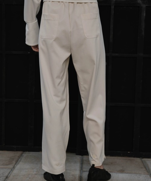 WILLFULLY（ウィルフリー）の「hem flap button side open tuck tapered PT（その他パンツ・レディース・チャコールグレー/キナリ・FREE）」の13枚目の写真