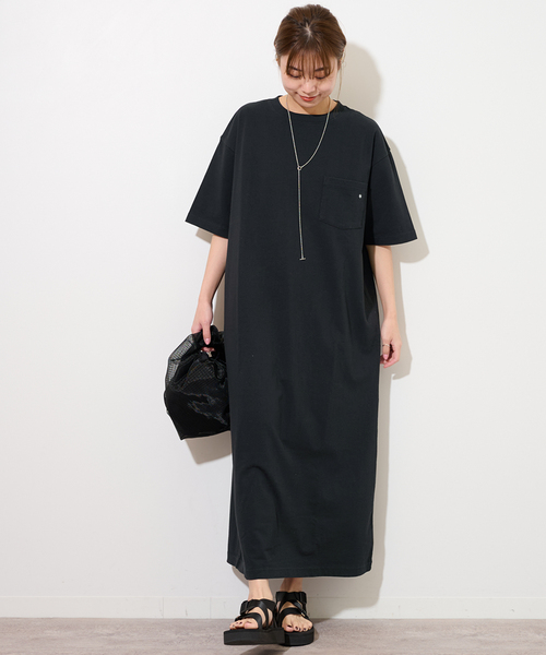 Snow Peak（スノーピーク）の「《追加》別注【SNOW PEAK】*RE Classic Logo Printed G.D ワンピース（ワンピース・レディース・ブラック/ベージュ/グリーン・FREE）」の20枚目の写真