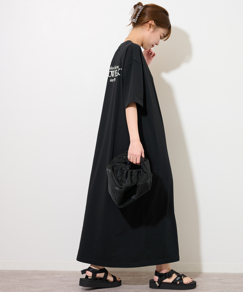 Snow Peak（スノーピーク）の「《追加》別注【SNOW PEAK】*RE Classic Logo Printed G.D ワンピース（ワンピース・レディース・ブラック/ベージュ/グリーン・FREE）」の12枚目の写真