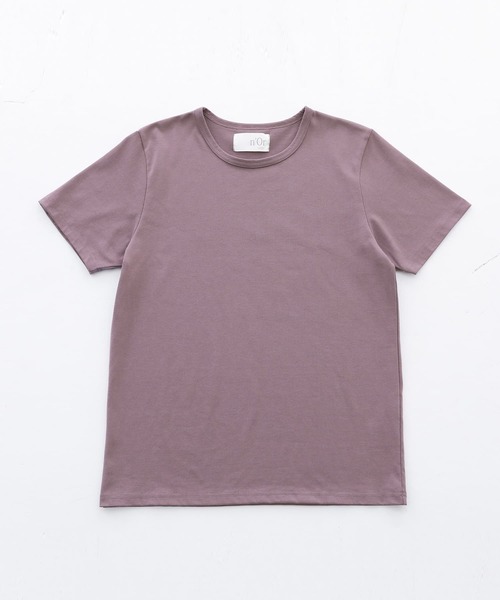 n'OrLABEL(ノアールレーベル)の「『ベーシック半袖Tシャツ』(Tシャツ/カットソー・メンズ・チャコール/ブラック/オフホワイト/ダークベージュ/パープル・XL/L/M)」の9枚目の写真