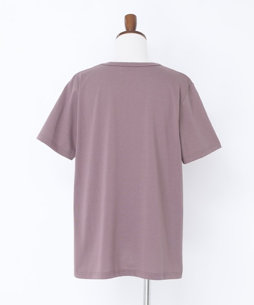 n'OrLABEL(ノアールレーベル)の「『ベーシック半袖Tシャツ』(Tシャツ/カットソー・メンズ・チャコール/ブラック/オフホワイト/ダークベージュ/パープル・XL/L/M)」の6枚目の写真