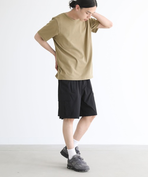 n'OrLABEL(ノアールレーベル)の「『ベーシック半袖Tシャツ』(Tシャツ/カットソー・メンズ・チャコール/ブラック/オフホワイト/ダークベージュ/パープル・XL/L/M)」の15枚目の写真