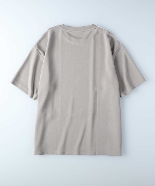 Right-on(ライトオン)の「【PLUS ONE】サラサラブロッキングTシャツ(Tシャツ/カットソー・メンズ・ネイビー/グレー×ホワイト/ホワイト×カーキブラウン・S/M/L/XL)」の8枚目の写真