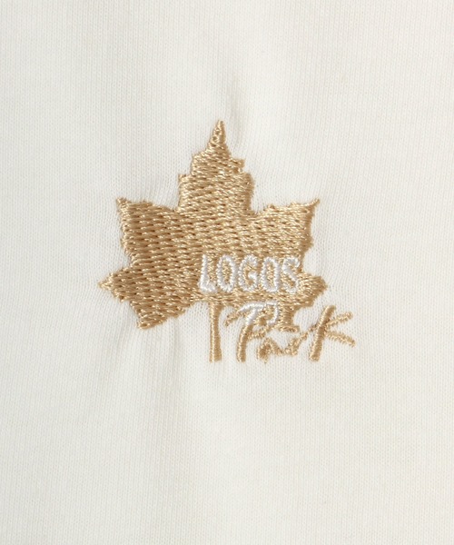 LOGOS(ロゴス)の「LOGOS/ロゴス QUICK DRY クイックドライ ワンポイントロゴ刺繍 半袖Tシャツ レディース メンズ(Tシャツ/カットソー・メンズ・グレー/カーキ/サックスブルー/ベージュ/ネイビー/ホワイト/ベージュ系その他/チャコール/イエロー/オレンジ・M/L/LL)」の22枚目の写真
