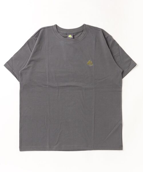 LOGOS(ロゴス)の「LOGOS/ロゴス QUICK DRY クイックドライ ワンポイントロゴ刺繍 半袖Tシャツ レディース メンズ(Tシャツ/カットソー・メンズ・グレー/カーキ/サックスブルー/ベージュ/ネイビー/ホワイト/ベージュ系その他/チャコール/イエロー/オレンジ・M/L/LL)」の18枚目の写真