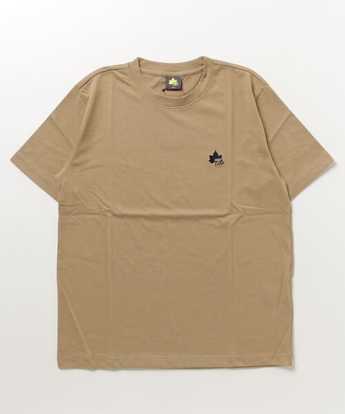 LOGOS(ロゴス)の「LOGOS/ロゴス QUICK DRY クイックドライ ワンポイントロゴ刺繍 半袖Tシャツ レディース メンズ(Tシャツ/カットソー・メンズ・グレー/カーキ/サックスブルー/ベージュ/ネイビー/ホワイト/ベージュ系その他/チャコール/イエロー/オレンジ・M/L/LL)」の17枚目の写真