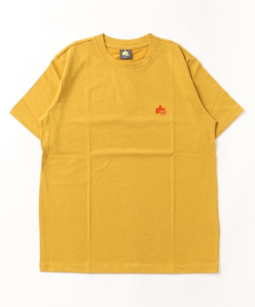 【新品】マックス&コー　ロゴ刺繍Tシャツ　イエロー セール】LOGOS/ロゴス QUICK DRY クイックドライ ワンポイント