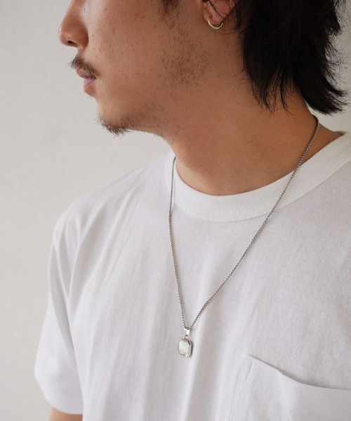STYLE NUMBER(スタイルナンバー)の「【 STYLE NUMBER / スタイルナンバー 】 スクエア トップ ネックレス(ネックレス・メンズ・ブラック/マルチ/ターコイズブルー・FREE)」の11枚目の写真