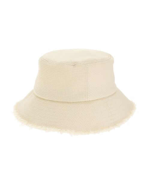 EMODA（エモダ）の「フリンジワイドバケットハット（ハット・レディース・アイボリー/ブルー/ブラック・FREE）」の14枚目の写真