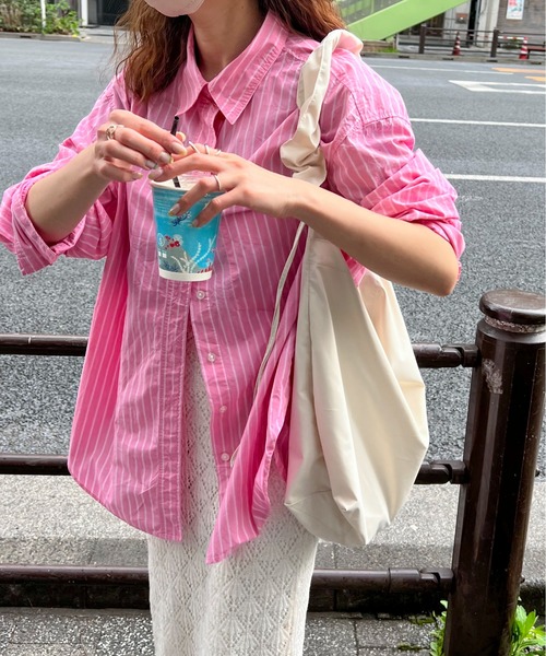 feepur(フェピュール)の「ドローコード2wayショルダーバッグ(ショルダーバッグ・レディース・ブラック/ブルー/アイボリー・FREE)」の13枚目の写真