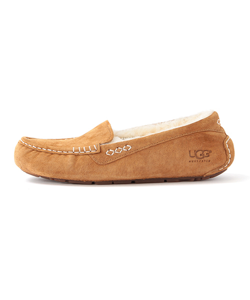 Ray BEAMS（レイビームス）の「UGG Australia / "Ansley" モカシン（モカシン/デッキシューズ・レディース・ワイン/ライトグレー/ライトブラウン・8/6/7/5）」の6枚目の写真