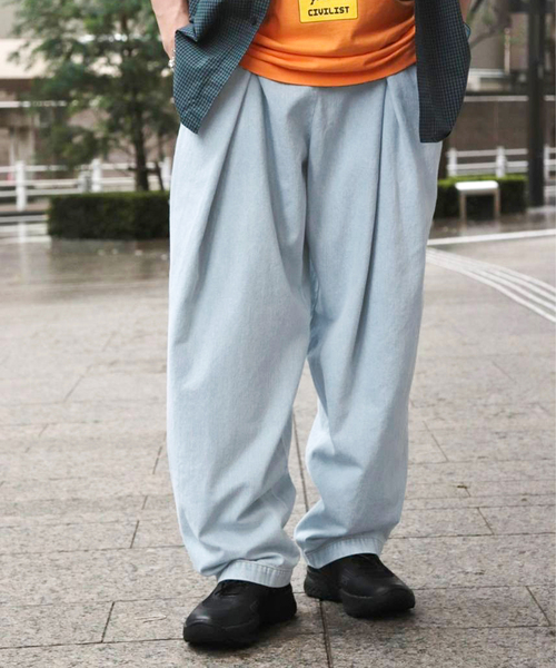 RELAXFIT（リラックスフィット）の「【RELAXFIT / リラックスフィット】BEACHSLACKS BLUE DENIM（デニムパンツ・メンズ・ブルー/ブルー系その他・FREE）」の2枚目の写真