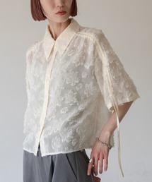 VACANCY | ドロストジャガードシアーシャツ(シャツ/ブラウス)