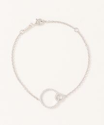 FASHIONABLY SILVER WONDERFLY サークルモチーフ ブレスレット