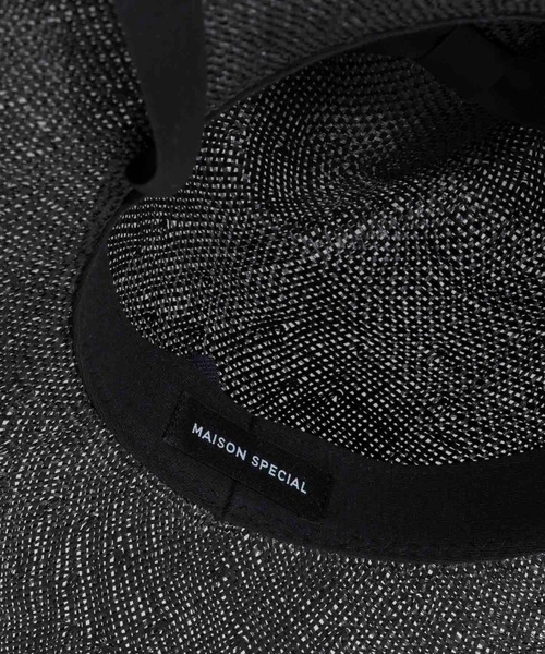 MAISON SPECIAL(メゾンスペシャル)の「《ユニセックスアイテム》1タックケンマロングブリムハット【MAISON SPECIAL/メゾンスペシャル】(ハット・メンズ・ブラック・FREE)」の4枚目の写真