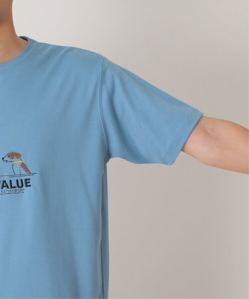 ikka(イッカ)の「カメラマンサガラ刺繍Tシャツ(Tシャツ/カットソー・メンズ・ネイビー/ホワイト/ブルー・S/M/L/XL)」の21枚目の写真