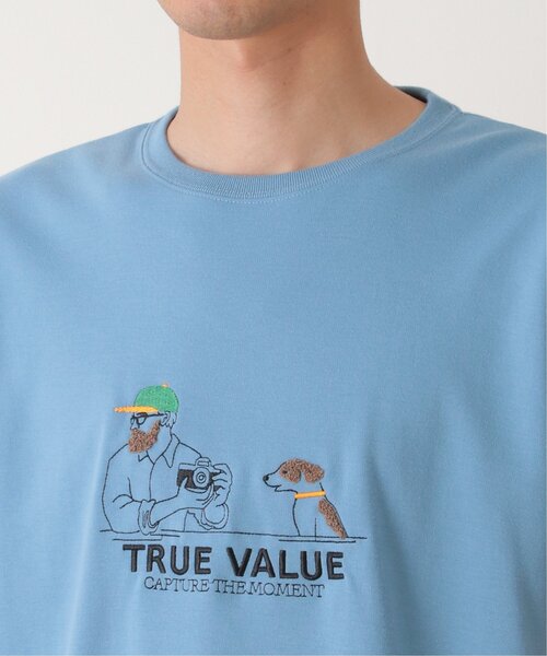 ikka(イッカ)の「カメラマンサガラ刺繍Tシャツ(Tシャツ/カットソー・メンズ・ネイビー/ホワイト/ブルー・S/M/L/XL)」の19枚目の写真