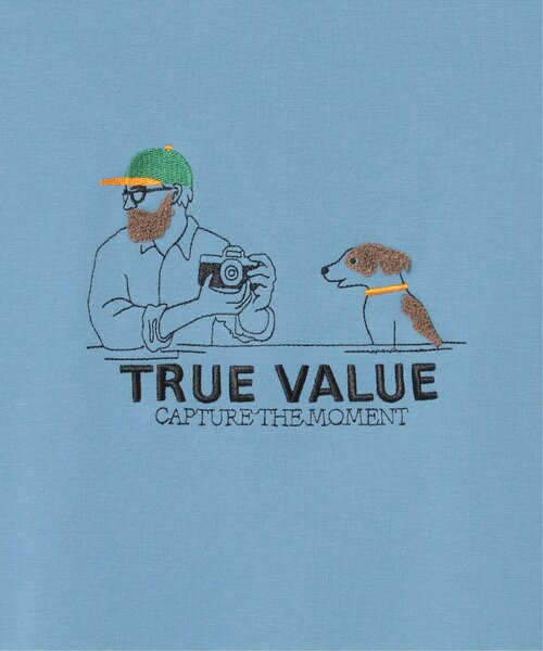 ikka(イッカ)の「カメラマンサガラ刺繍Tシャツ(Tシャツ/カットソー・メンズ・ネイビー/ホワイト/ブルー・S/M/L/XL)」の18枚目の写真