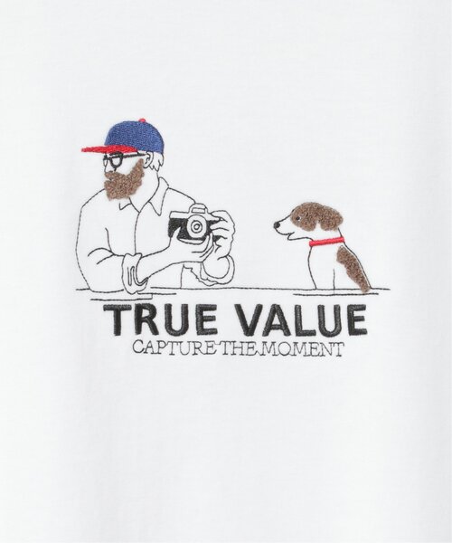 ikka(イッカ)の「カメラマンサガラ刺繍Tシャツ(Tシャツ/カットソー・メンズ・ネイビー/ホワイト/ブルー・S/M/L/XL)」の16枚目の写真