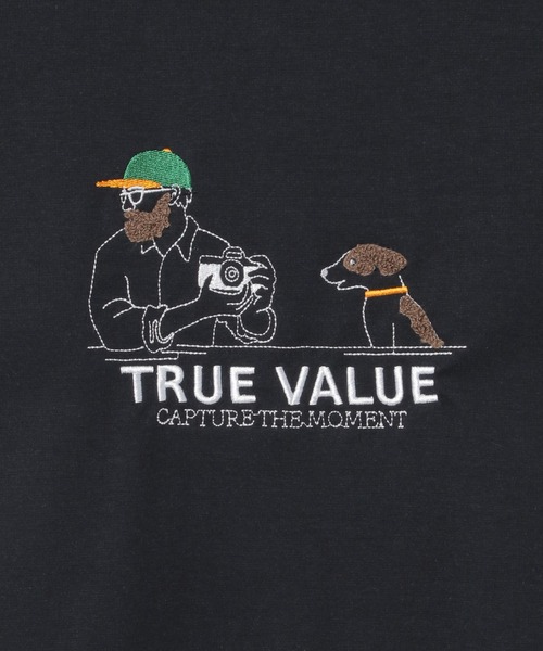 ikka(イッカ)の「カメラマンサガラ刺繍Tシャツ(Tシャツ/カットソー・メンズ・ネイビー/ホワイト/ブルー・S/M/L/XL)」の10枚目の写真