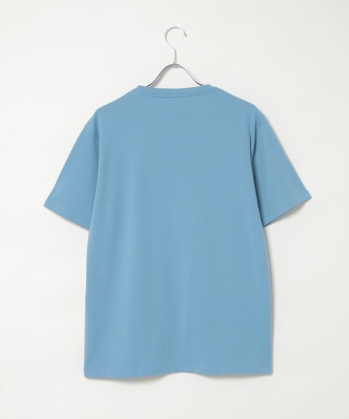 ikka(イッカ)の「カメラマンサガラ刺繍Tシャツ(Tシャツ/カットソー・メンズ・ネイビー/ホワイト/ブルー・S/M/L/XL)」の11枚目の写真